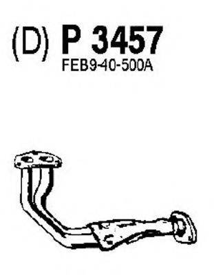 FENNO P3457 Труба вихлопного газу