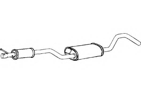 FENNO P3463 Глушник вихлопних газів кінцевий