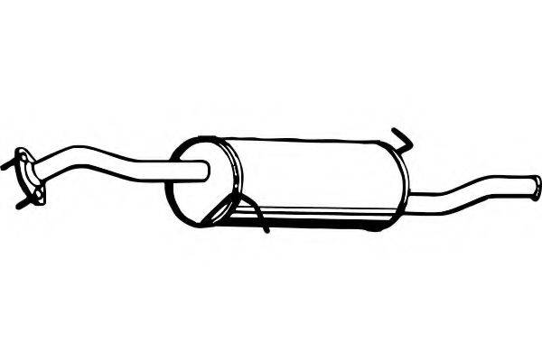 FENNO P3505 Глушник вихлопних газів кінцевий
