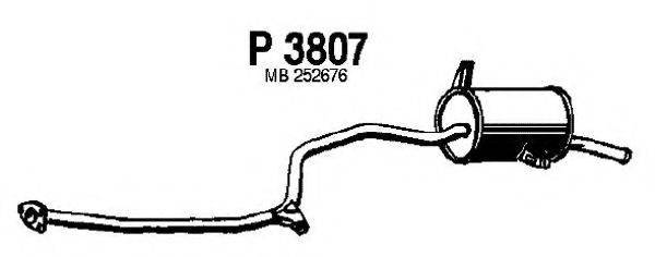 FENNO P3807 Глушник вихлопних газів кінцевий