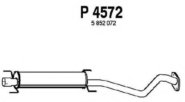 FENNO P4572 Середній глушник вихлопних газів