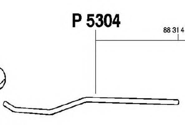 FENNO P5304 Труба вихлопного газу