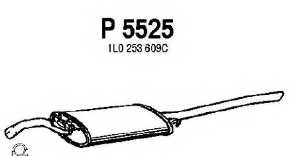 FENNO P5525 Глушник вихлопних газів кінцевий