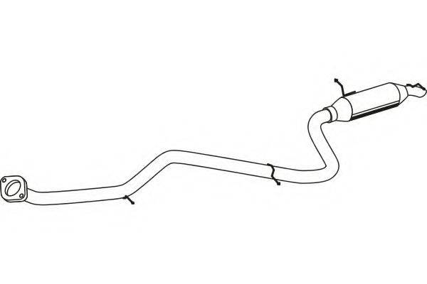 FENNO P6565 Глушник вихлопних газів кінцевий
