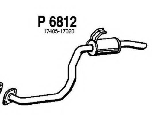 FENNO P6812 Глушник вихлопних газів кінцевий