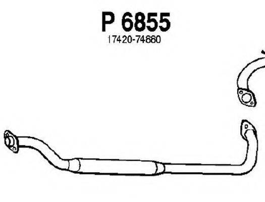 FENNO P6855 Середній глушник вихлопних газів