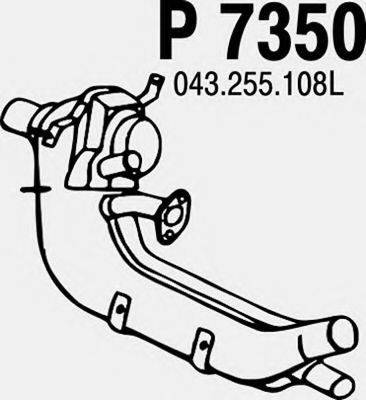 FENNO P7350 Труба вихлопного газу