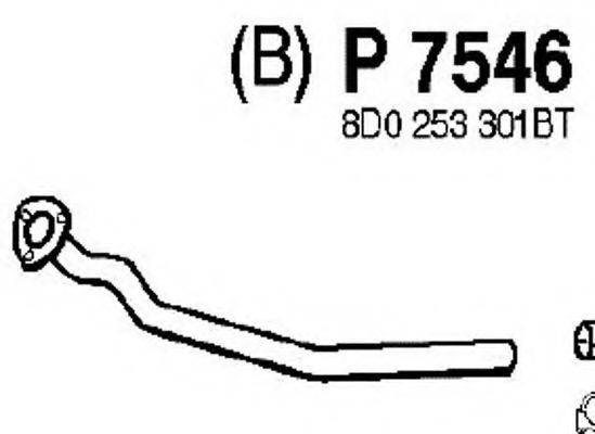 FENNO P7546 Труба вихлопного газу