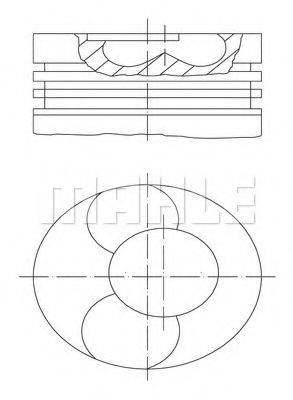 PERFECT CIRCLE 59807580 Поршень