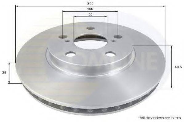 COMLINE ADC0169V гальмівний диск