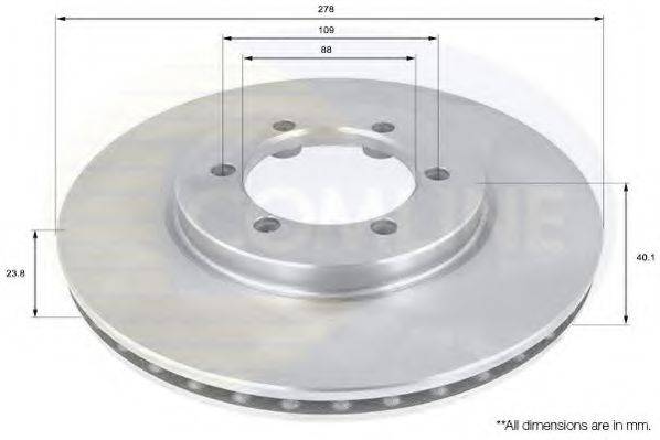 COMLINE ADC1015V гальмівний диск