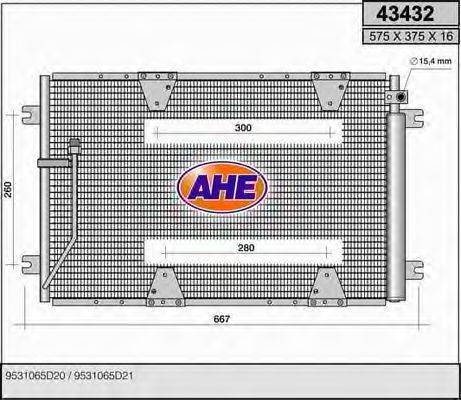 AHE 43432 Конденсатор, кондиціонер