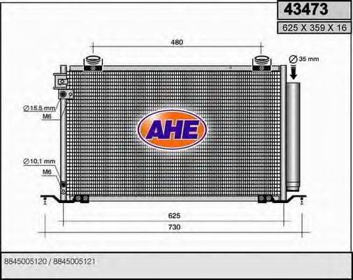 AHE 43473 Конденсатор, кондиціонер