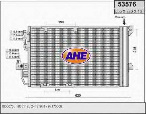 AHE 53576 Конденсатор, кондиціонер