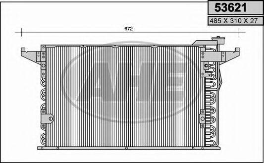 AHE 53621 Конденсатор, кондиціонер