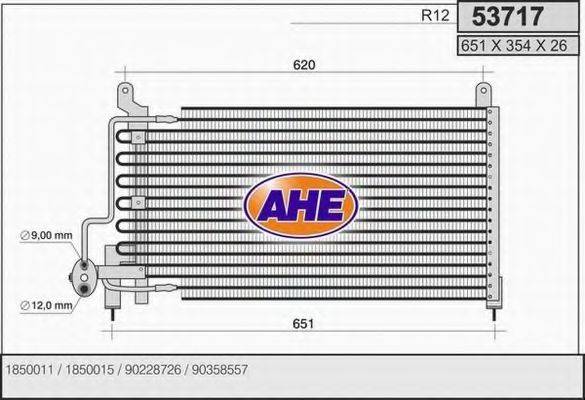 AHE 53717 Конденсатор, кондиціонер