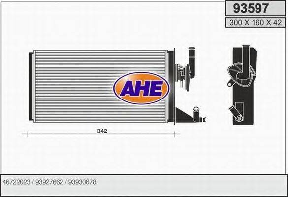 AHE 93597 Теплообмінник, опалення салону