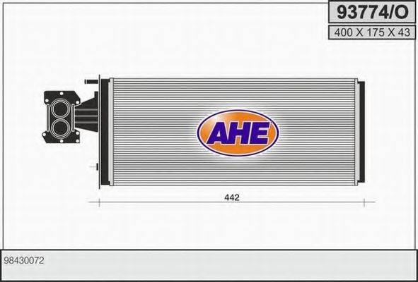 AHE 93774O Теплообмінник, опалення салону