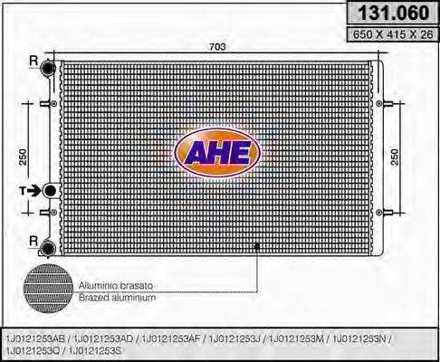 AHE 131060 Радіатор, охолодження двигуна