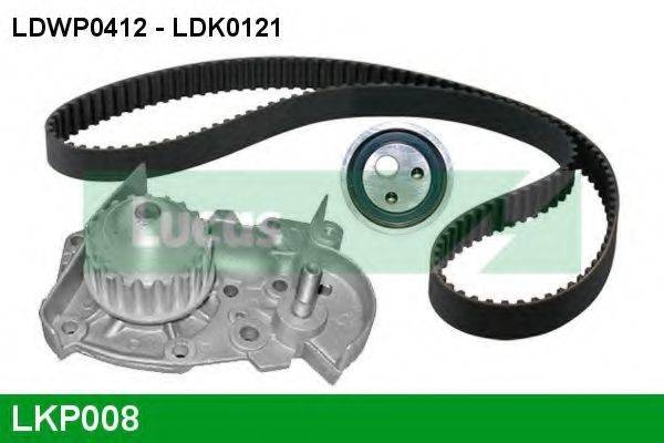 LUCAS ENGINE DRIVE LKP008 Водяний насос + комплект зубчастого ременя