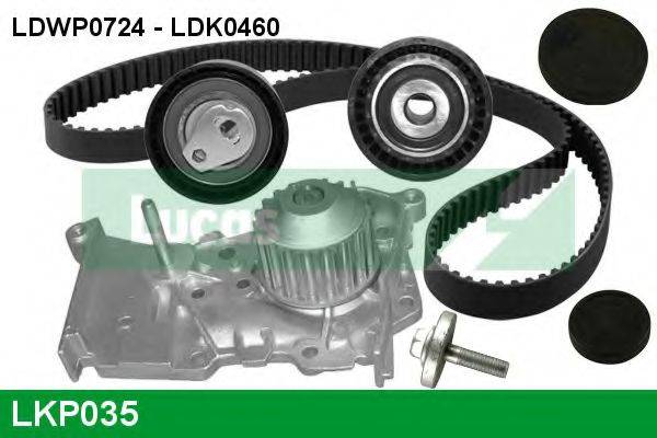 LUCAS ENGINE DRIVE LKP035 Водяний насос + комплект зубчастого ременя