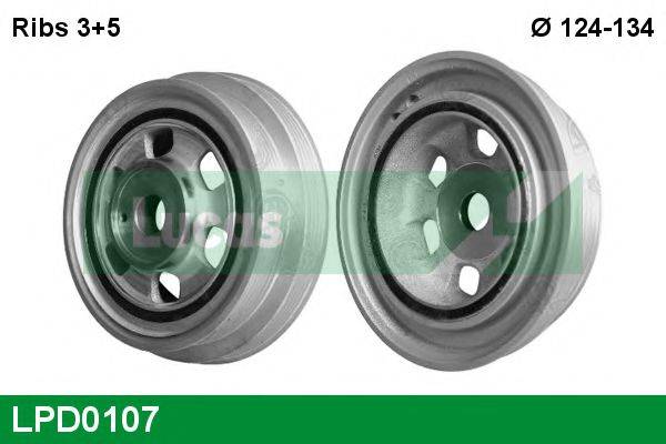 LUCAS ENGINE DRIVE LPD0107 Ремінний шків, колінчастий вал
