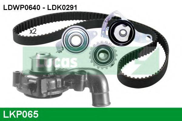 LUCAS ENGINE DRIVE LKP065 Водяний насос + комплект зубчастого ременя