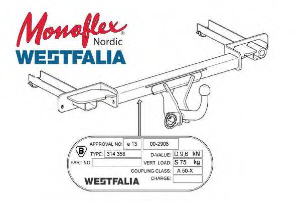 MONOFLEX 314373 Причіпне обладнання