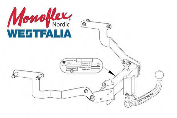 MONOFLEX 304068 Причіпне обладнання