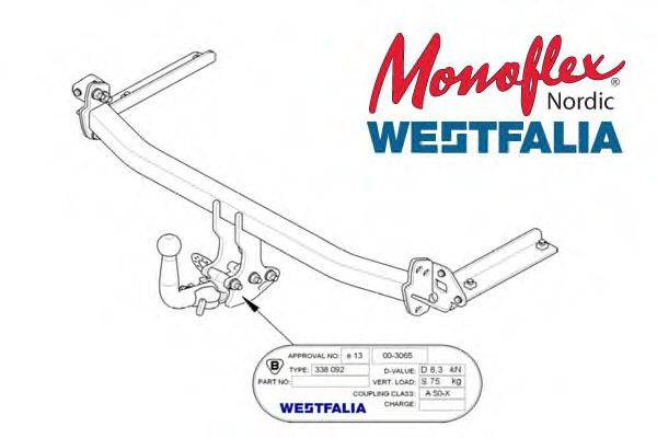 MONOFLEX 338092 Причіпне обладнання