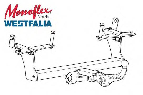 MONOFLEX 342098 Причіпне обладнання
