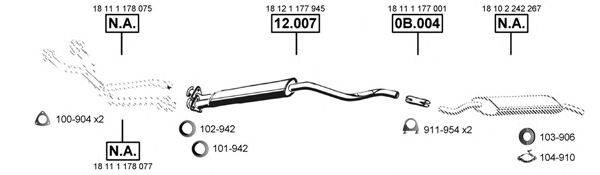 ASMET BM121355 Система випуску ОГ