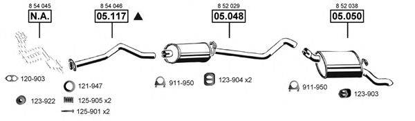 ASMET OP051935 Система випуску ОГ