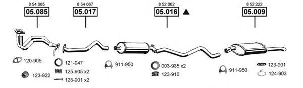 ASMET OP053645 Система випуску ОГ