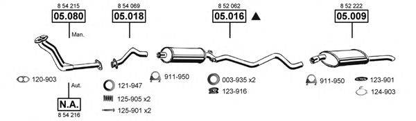 ASMET OP053685 Система випуску ОГ