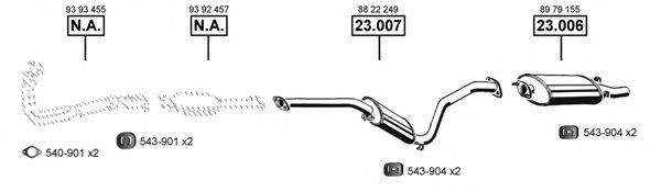 ASMET SA231355 Система випуску ОГ