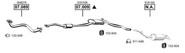 ASMET FO074740 Система випуску ОГ