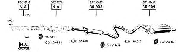 ASMET RO301500 Система випуску ОГ