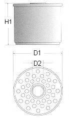 CHAMPION L132606 Паливний фільтр