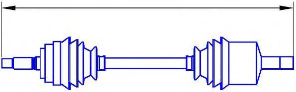 SERCORE 12426 Приводний вал