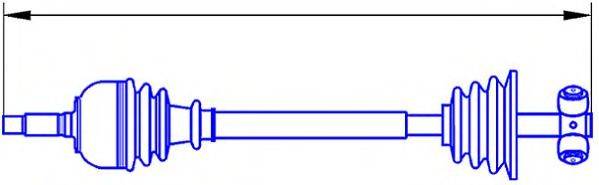 SERCORE 12840 Приводний вал