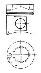 KOLBENSCHMIDT 40176600 Поршень