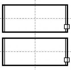 KOLBENSCHMIDT 79331600 Шатунний підшипник