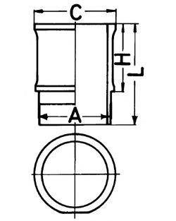 KOLBENSCHMIDT 88589110 Гільза циліндра