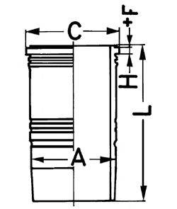 KOLBENSCHMIDT 89396110 Гільза циліндра