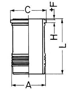 KOLBENSCHMIDT 89420110 Гільза циліндра