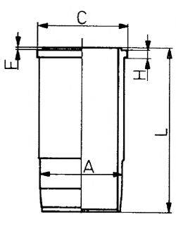 KOLBENSCHMIDT 89588110 Гільза циліндра