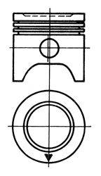 KOLBENSCHMIDT 91317700 Поршень