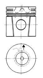 KOLBENSCHMIDT 92253600 Поршень