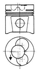 KOLBENSCHMIDT 93118600 Поршень